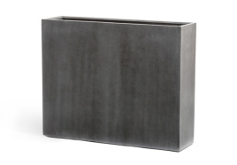 Кашпо TREEZ Effectory - Beton - Высокий Дивайдер - Тёмно-серый бетон