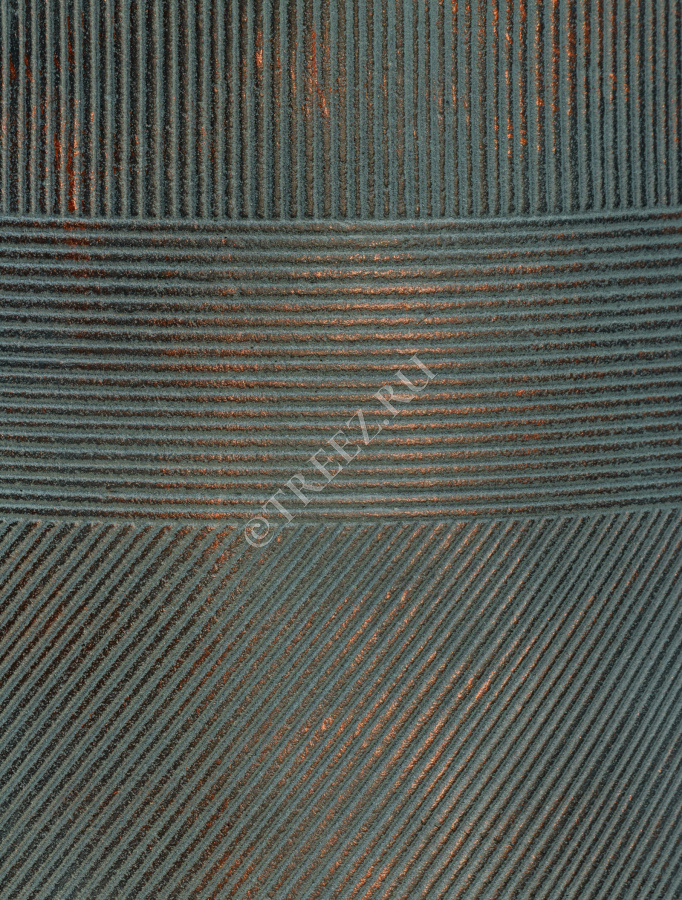 Кашпо TREEZ ERGO - Graphics - Округлая чаша - Окись с медной патиной фото