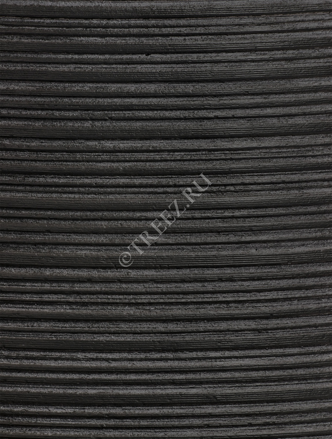 Кашпо TREEZ ERGO - TreeLine - Высокий цилиндр - Антрацит фото