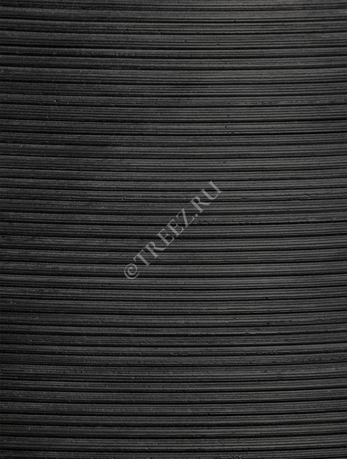 Кашпо TREEZ ERGO - TreeLine - Высокая округлая чаша - Антрацит фото