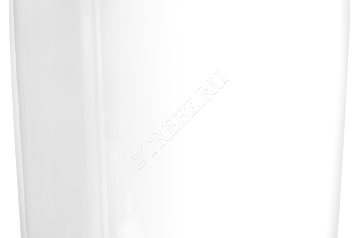 Кашпо TREEZ Effectory - Gloss - Низкая Design-чаша - Белый глянцевый лак фото