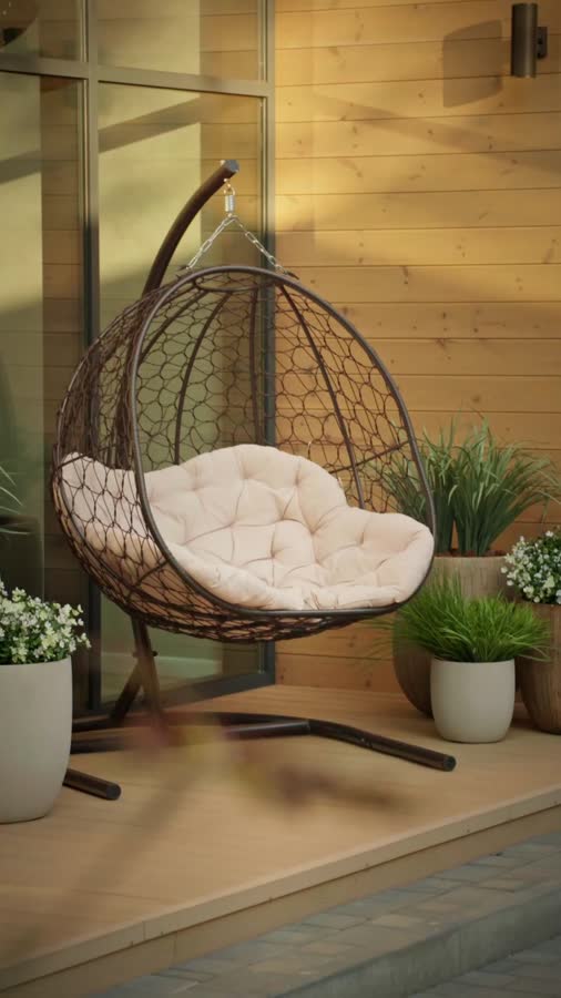 Кашпо TREEZ Effectory - Wood - Округлый конус - Светлый дуб фото