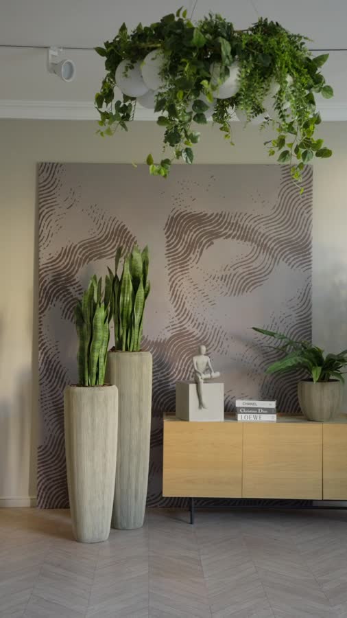 Кашпо TREEZ Effectory - Wow - Конус-Чаша - Капучино фото